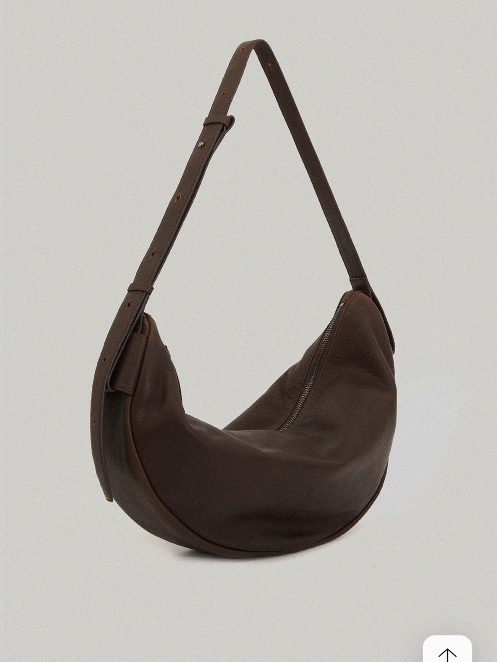 Facade Pattern brand Steve Leather Bag in Brown